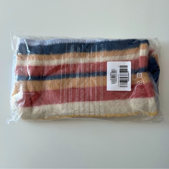 OLD NAVY Y2K Style Sweater Toddler Kids Eyelash Multicolor Striped Soft Fuzzy - Picture 3 of 5